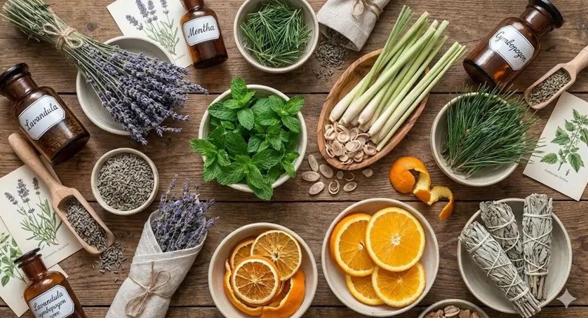 Herbs and essential oils